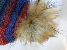Load image into Gallery viewer, Pre-Teen Sunrise Crochet Wool Beanie