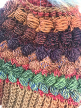 Load image into Gallery viewer, Bobbles and Puffs Crochet Wool Beanie