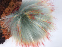 Load image into Gallery viewer, Bobbles and Puffs Crochet Wool Beanie