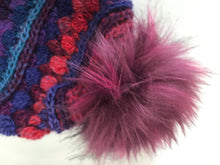 Load image into Gallery viewer, Wobble Bobble Crochet Wool Beanie