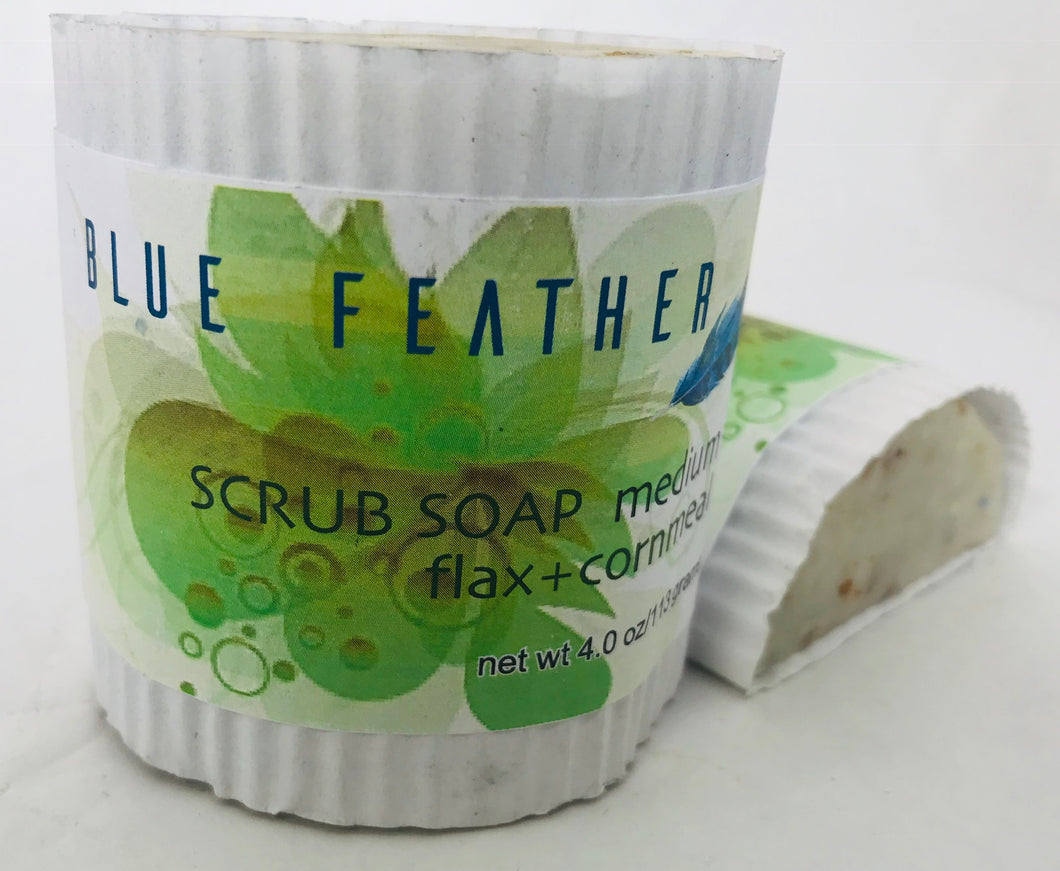 Flax Scrub Handmade Soap