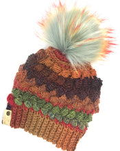 Load image into Gallery viewer, Bobbles and Puffs Crochet Wool Beanie