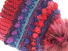 Load image into Gallery viewer, Wobble Bobble Crochet Wool Beanie